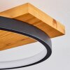 Rodekro Ceiling Light LED Light wood, black, 1-light source