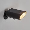Usmagama solar wall lamp LED black, 1-light source, Motion sensor