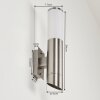 Lartigue Outdoor Wall Light stainless steel, 2-light sources