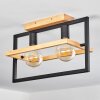Espenel Ceiling Light Light wood, black, 2-light sources