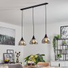 Morzine Pendant Light black, 3-light sources