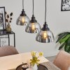 Morzine Pendant Light black, 3-light sources