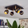 Tome Ceiling Light LED brass, black, 4-light sources