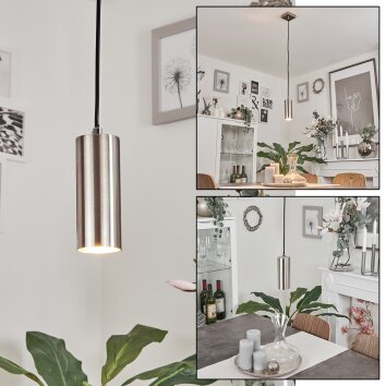 Javel Pendant Light matt nickel, 1-light source
