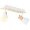 Brilliant Daintree Ceiling Light Ecru, white, 2-light sources
