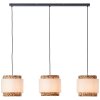Brilliant Waterlilly Pendant Light black, 3-light sources