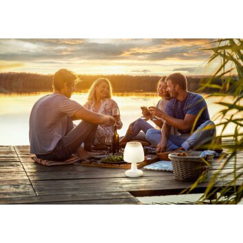 FHL easy Barletta Table lamp LED white, 1-light source, Colour changer