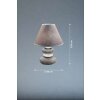 FHL easy Bella Table lamp grey, 1-light source