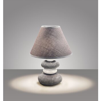 FHL easy Bella Table lamp grey, 1-light source