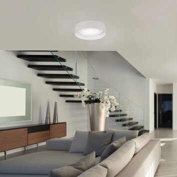 FHL easy Linus Ceiling Light LED grey, 1-light source