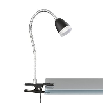 FHL easy Nox clamp-on light LED black, 1-light source