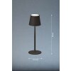 FHL easy Tropea Table lamp LED black, 1-light source
