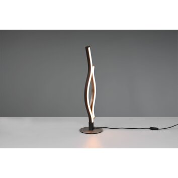 Trio Blaze Table lamp LED brushed aluminium, 1-light source