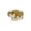 Trio Franklin Ceiling Light LED brass, 3-light sources