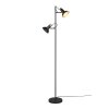 Trio Roxie Floor Lamp black, 2-light sources