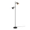 Trio Roxie Floor Lamp black, 2-light sources