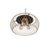 Trio Tamil Pendant Light black, 3-light sources