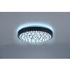 Reality Chizu Ceiling Light LED black, 1-light source, Remote control, Colour changer