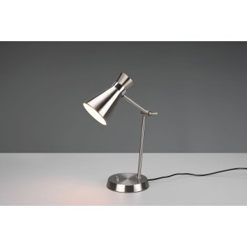 Reality Enzo Table lamp matt nickel, 1-light source