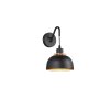 Reality Punch Wall Light black, 1-light source