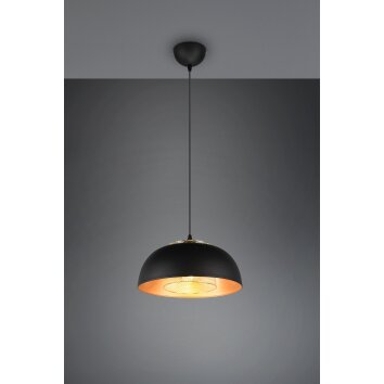 Reality Punch Pendant Light black, 1-light source