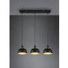 Reality Punch Pendant Light black, 3-light sources
