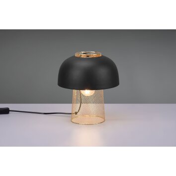 Reality Punch Table lamp gold, black, 1-light source