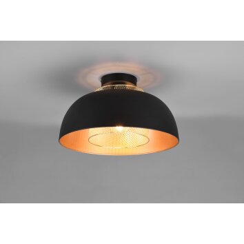 Reality Punch Ceiling Light black, 1-light source