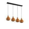 Reality Sprout Pendant Light black, 4-light sources