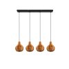 Reality Sprout Pendant Light black, 4-light sources