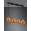 Reality Sprout Pendant Light black, 4-light sources