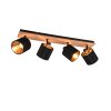 Reality Tommy Ceiling Light Ecru, black, 4-light sources