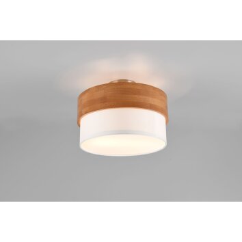 Trio Seasons Ceiling Light Ecru, matt nickel, 2-light sources