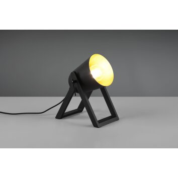 Reality Marc Table lamp black-gold, 1-light source