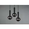 Trio Clayton Pendant Light black, 3-light sources