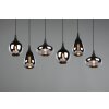 Trio Lumina Pendant Light black, 6-light sources