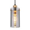 Globo FANNI Pendant Light brass, black, 1-light source
