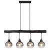 Globo MOITAS Pendant Light black, 4-light sources