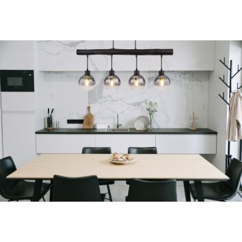 Globo MOITAS Pendant Light black, 4-light sources