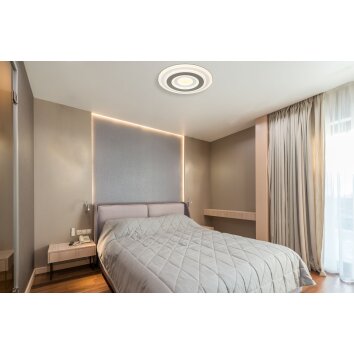 Globo SABATINO Ceiling Light LED white, 1-light source, Remote control