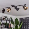 Isanay Ceiling Light black, 4-light sources