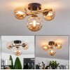 Chehalis Ceiling Light LED brass, black, 3-light sources