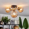 Chehalis Ceiling Light LED brass, black, 3-light sources