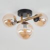 Chehalis Ceiling Light LED brass, black, 3-light sources