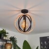 Kintore Ceiling Light Light wood, black, 1-light source