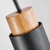 Brenier Pendant Light Dark wood, black, 1-light source