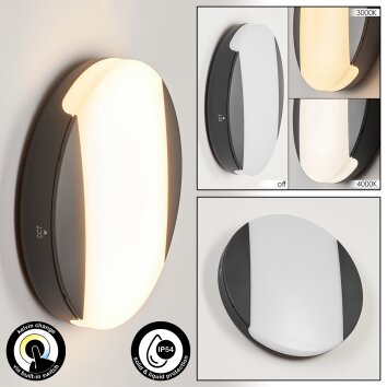 Joserand Outdoor Wall Light LED anthracite, 1-light source