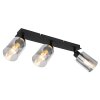 Globo HADERA Ceiling Light black, 3-light sources