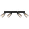 Globo HADERA Ceiling Light black, 4-light sources