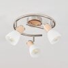 Icalma Ceiling Light Ecru, matt nickel, 3-light sources